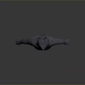 Gray Textured Long Sleeve Hoodie 3D Rendered Modern Apparel Design