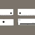 Modern White Wall Mounted Air Conditioning Units Home Cooling Appliances Design