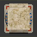 European Roman Column Stone Column Stone Column Old Stone Column 3d model