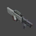 Weapons Sci-Fi Rifle 3d model