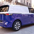 Volkswagen ID Buzz Cargo Modern Blue White Electric Van Exterior