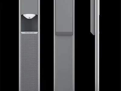 Sleek Gray Household Appliances With Modern Vertical Structure For Daily Home Use 3d model