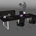 Conference table 3d model