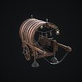 Modern Medieval Sale Car Modern Realistic Medieval Car Trolley Sale Car 3d model