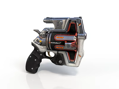 Science Fiction Style Pistol Future Weapon Science Fiction Firearm Science Fiction Pistol Science Fiction Weapon Future Pistol Science Fiction Firearm Design Future Firearm 3d model