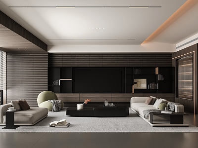 modern living room model