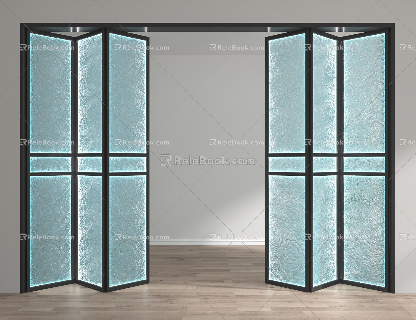 glass folding door model