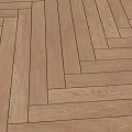 Light Brown Herringbone Wood Floor With Natural Grain And Smooth Surface 3d model