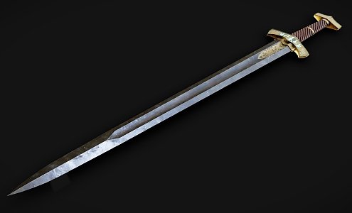 Rune Fantasy Viking Sword 3d model