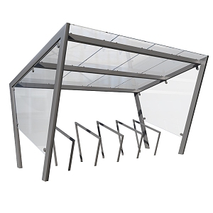 Bicycle Shed Canopy 3d model