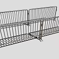 Metal Security Barricades With Steel Frame Construction For Crowd Control And Event Safety