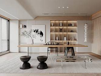 Quiet Tea Room 3d model