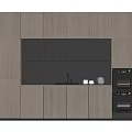 Modern Kitchen Interior With Light Wood Cabinets Built-in Oven And Countertop Lighting