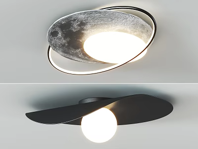 modern ceiling lamp 3d model