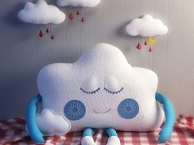 Cloud Pillow Children's Pillow model