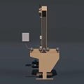 Vertical Industrial Equipment With Motorized Drive Unit Mechanical Arm And Control Box
