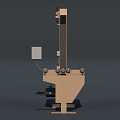 Abrasive belt machine 3d model