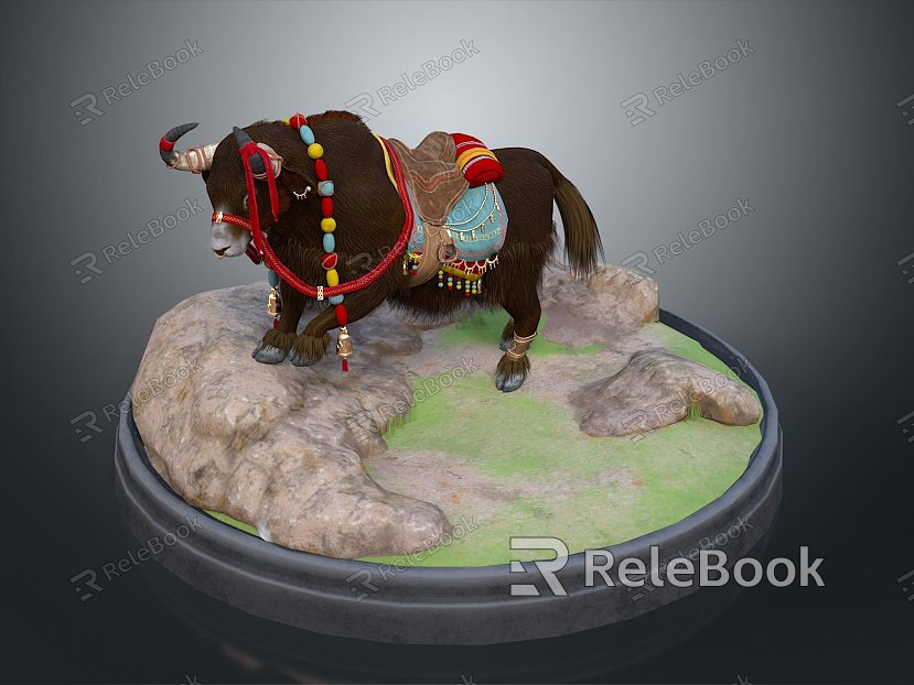 Yak Bison Bull Bull Bull Cartoon Bull Animation Bull Animation Bull Buffalo Animation Character Game Character model