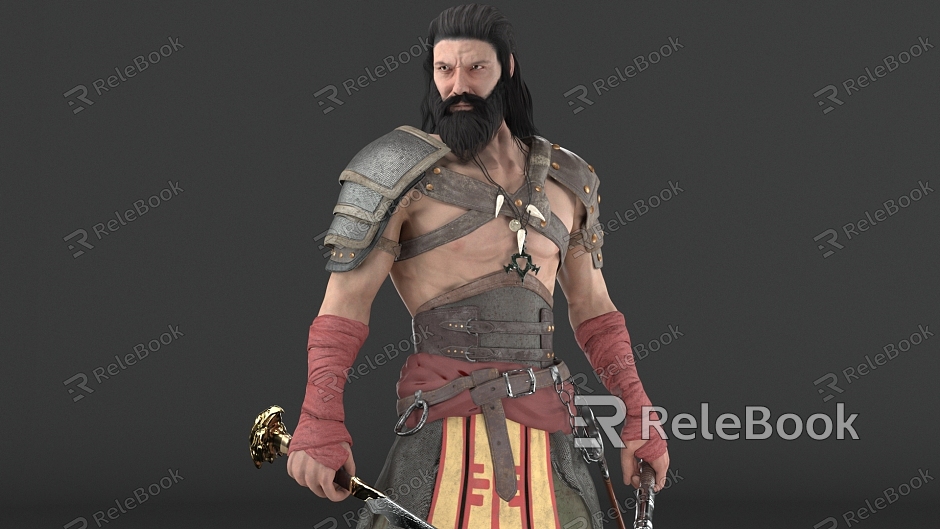 Warrior Ancient Warrior Greek European Male Man Character Model model