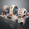 Modern generator gasoline generator diesel generator household generator 3d model