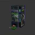 Predator Shack Energy Drink Vending Machine With Small Cube Containers And Branded Design