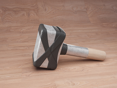 Modern Hammer 3d model