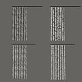 Various Patterned Curtains In Different Styles Hanging On Rods For Home Decor