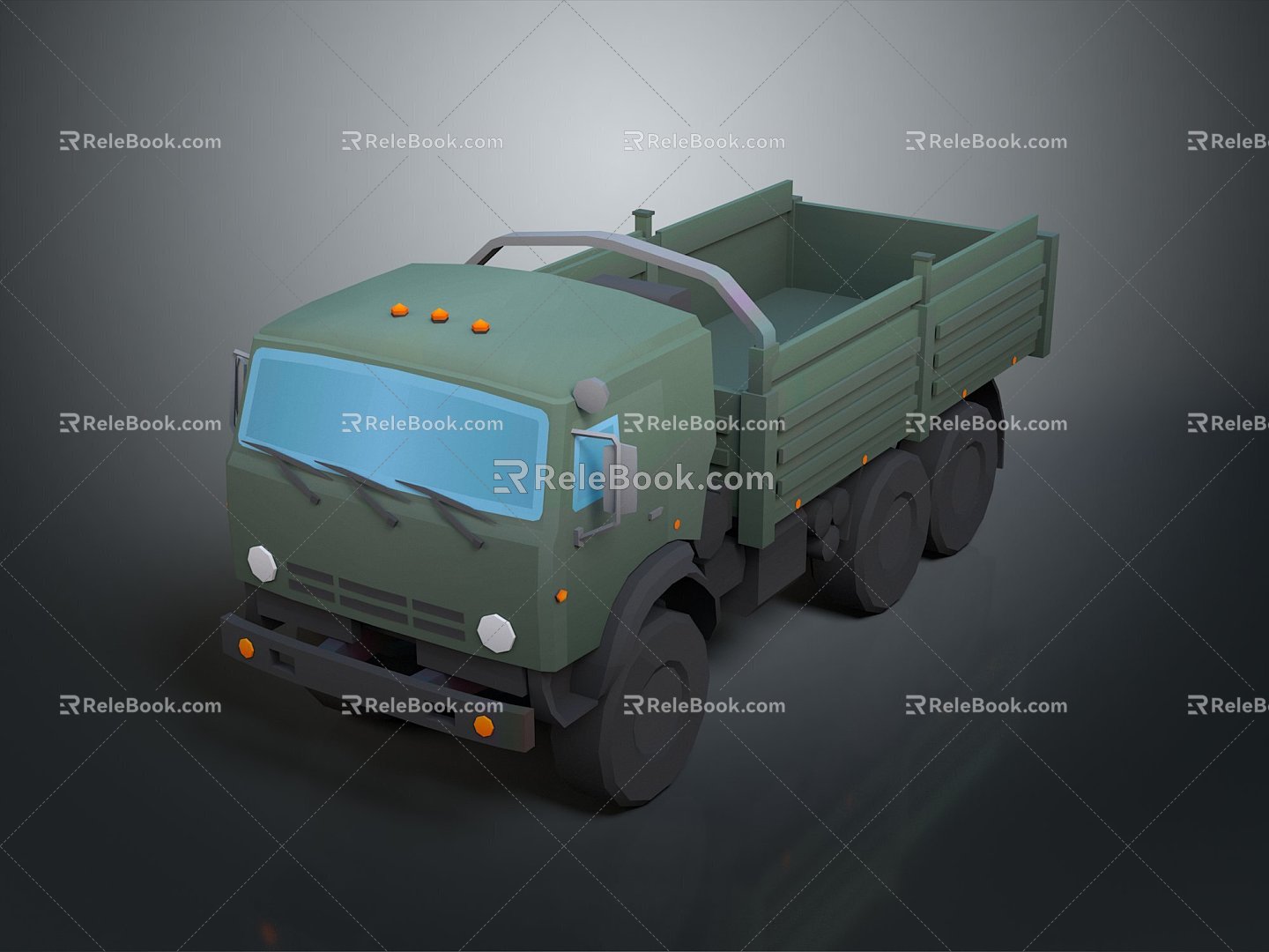 Military Truck Military Transporter Military Transporter Armed Transporter Armored Transporter 3d model