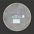 Shine Brand Mobile Service Truck With Extended White Platform And Stairs