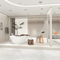 Modern Public Office Space Interior Design With Open Layout Sofas And Green Plants