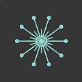 Elegant Glass Chandelier With Multiple Arms And Illuminated Bulbs In Modern Design