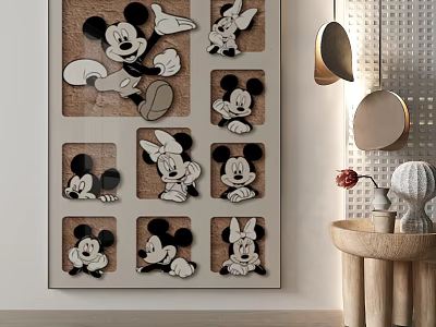 Quiet Decorative Paintings 3d model