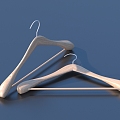 Hanger Drying Rack Wooden Hanger 3d model