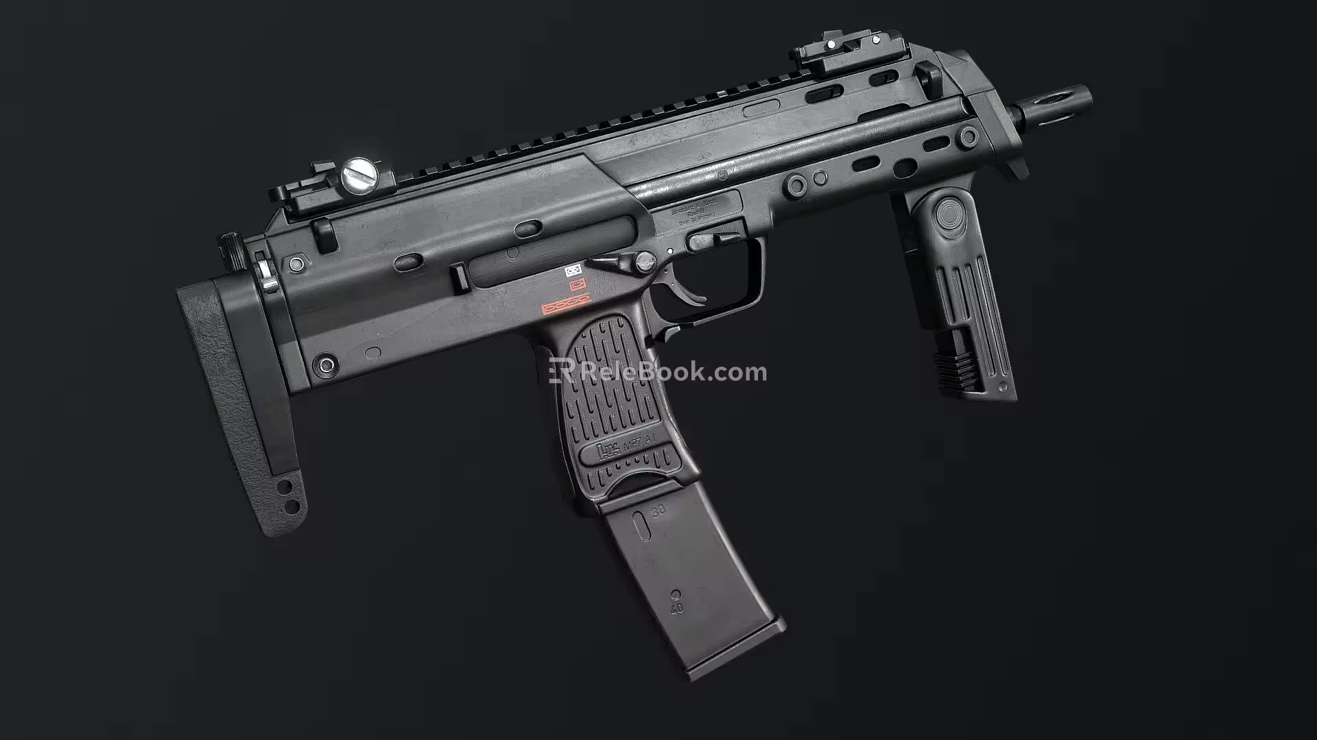 Weapon submachine gun 3d model