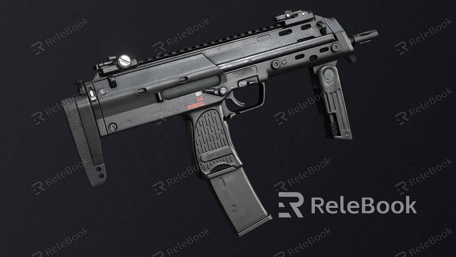 Weapon submachine gun model