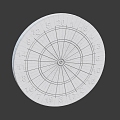 Modern Dart Board 3d model