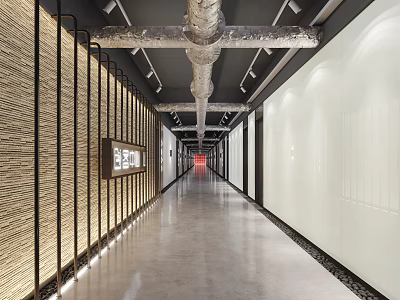 The Modern Corridor 3d model