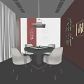 Modern Chess Room 3d model