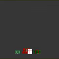 Multiple Vibrant Gift Boxes In Red Green White With Star Patterns And Red Ribbons