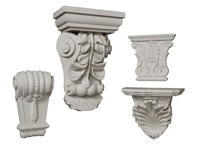 French stigma carved stigma Roman stigma gypsum stigma 3d model