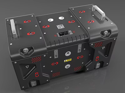 Box Technology Sense Storage Box Safe 3d model Box Technology Sense Storage Box Safe 3d model