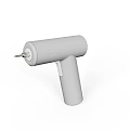 White Portable Handheld Electric Tool With Ergonomic Handle And Metal Tip