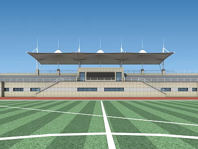 Modern grandstand 3d model Modern grandstand 3d model