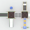 modern amusement facilities pe slide airplane slide 3d model