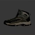 High Top Outdoor Hiking Shoes With Durable Sole And Lace Up Design