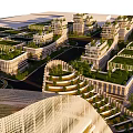 Modern Industrial Factory Building with Green Vertical Gardens Multi Storey Design and Landscaped Surroundings