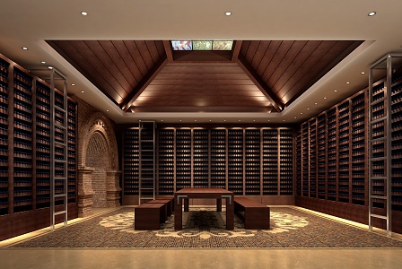 Wine Cellar Wine Cabinet 3d model