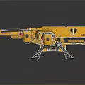 Science Fiction Firearms Next Generation Firearms Science Fiction Game Gun Game Firearms Game Gun Concept Gun Laser Gun 3d model