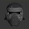 Tactical Combat Weapon Helmet With Metal Construction And Detailed Striped Design