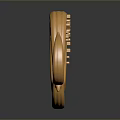 Golden Spiral Decorative Home Ornament With Sleek Curved Modern Design